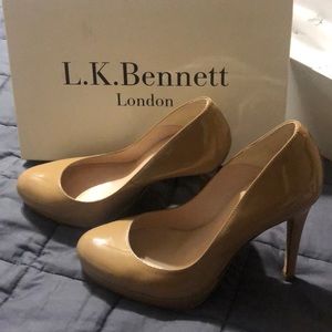 L.K Bennett Nude Sledge
